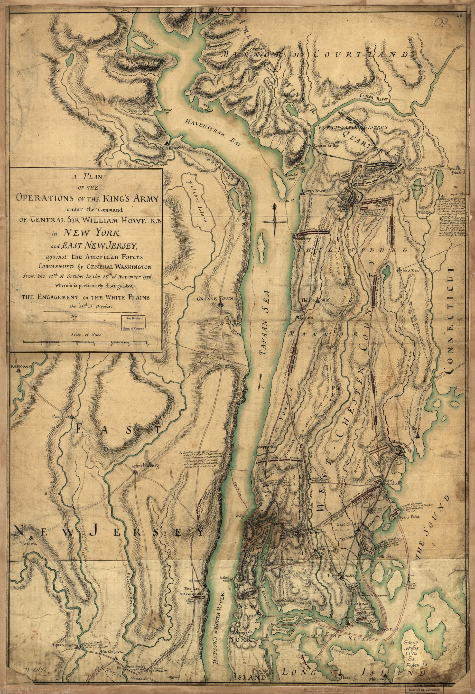This old map of A Plan of the Operations of the King&