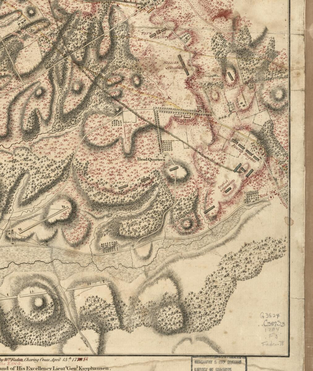 This old map of Battle of Brandywine In Which the Americans Were Defeated : September the 11th, 1777 by General Sr. William Howe from 1784 was created by William Faden, S. W. Werner in 1784