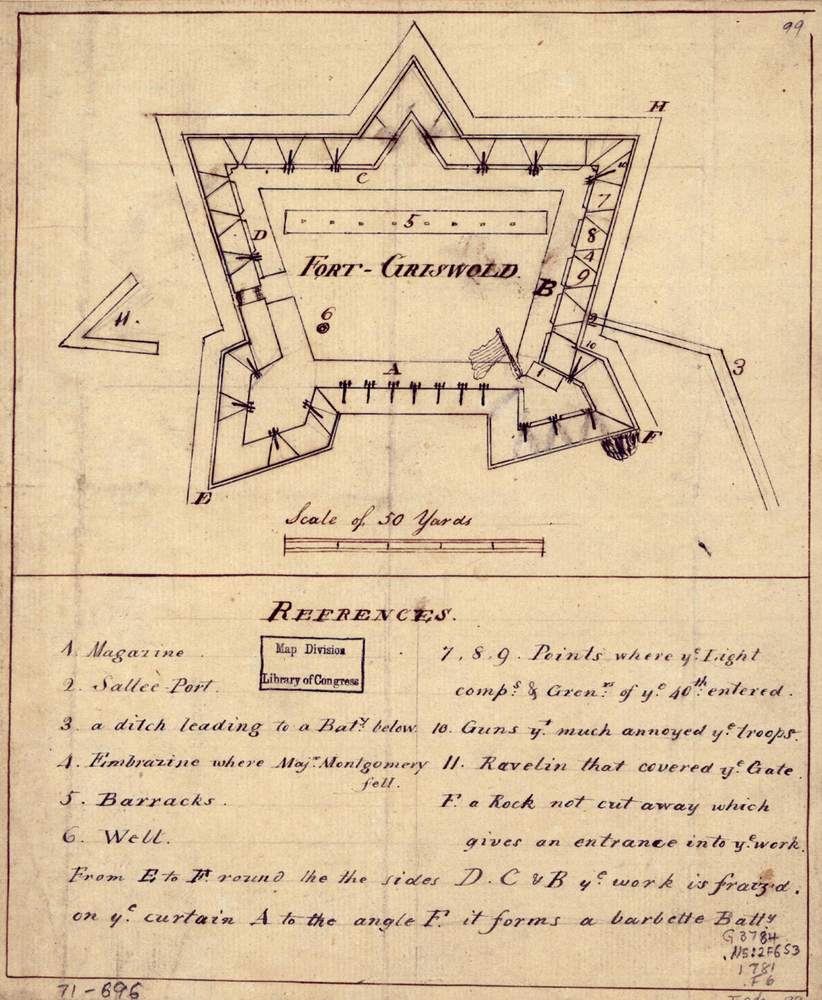 Griswold 1781 by Relic Map Company