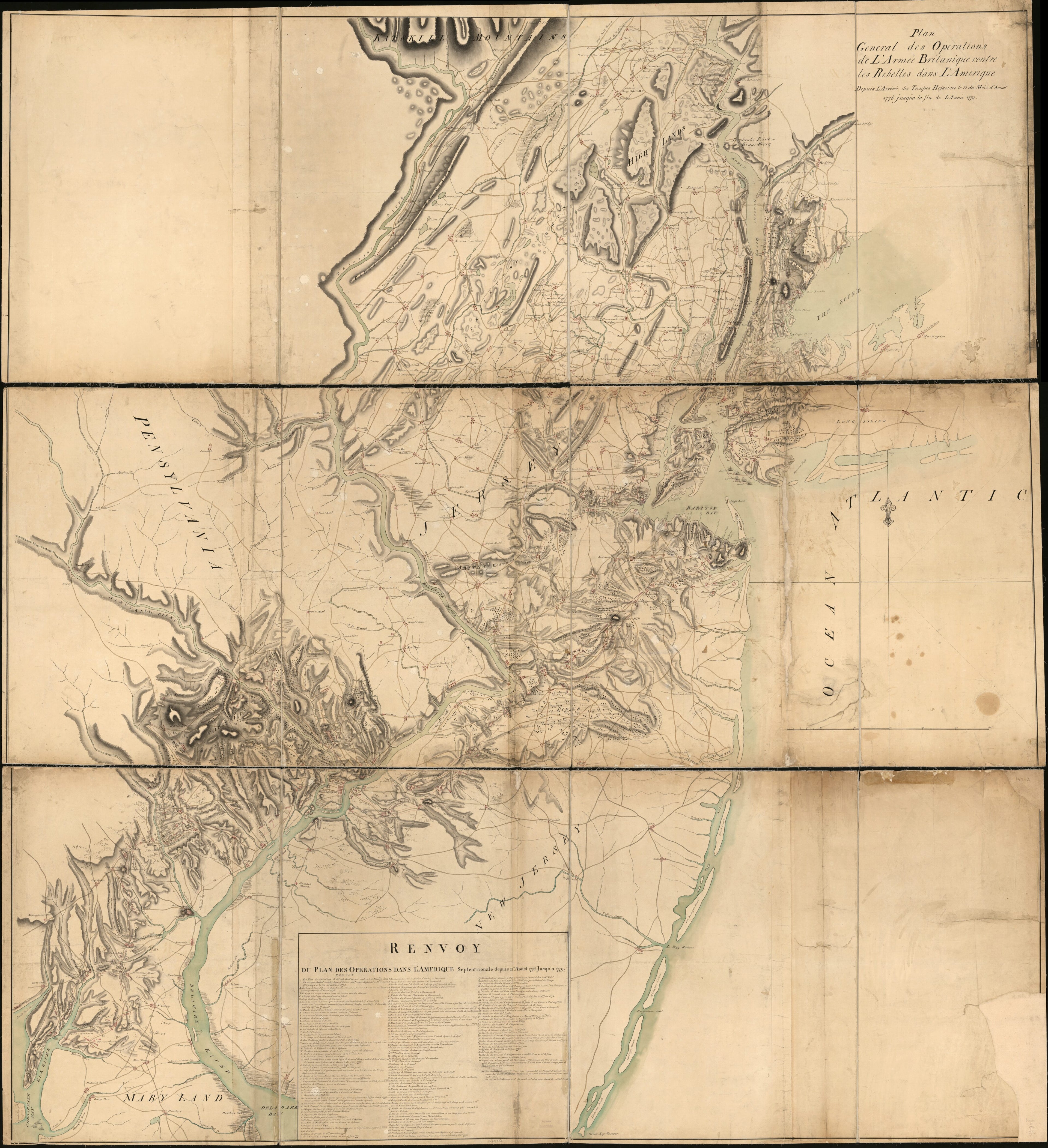 This old map of Plan General Des Operations De L&