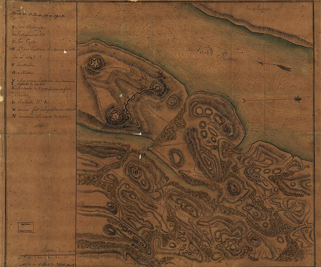 This old map of York from 1781 was created by in 1781