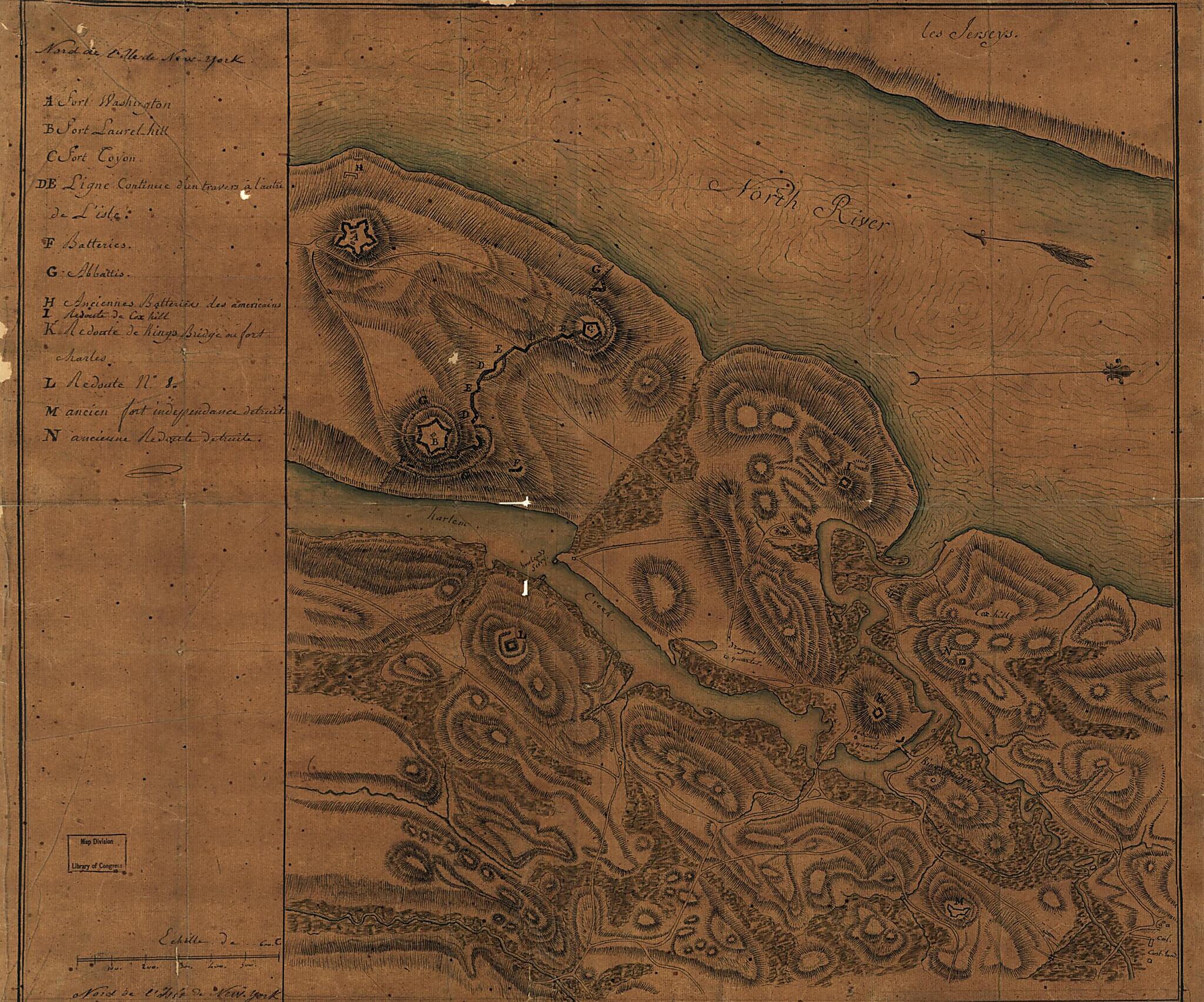 This old map of York from 1781 was created by in 1781