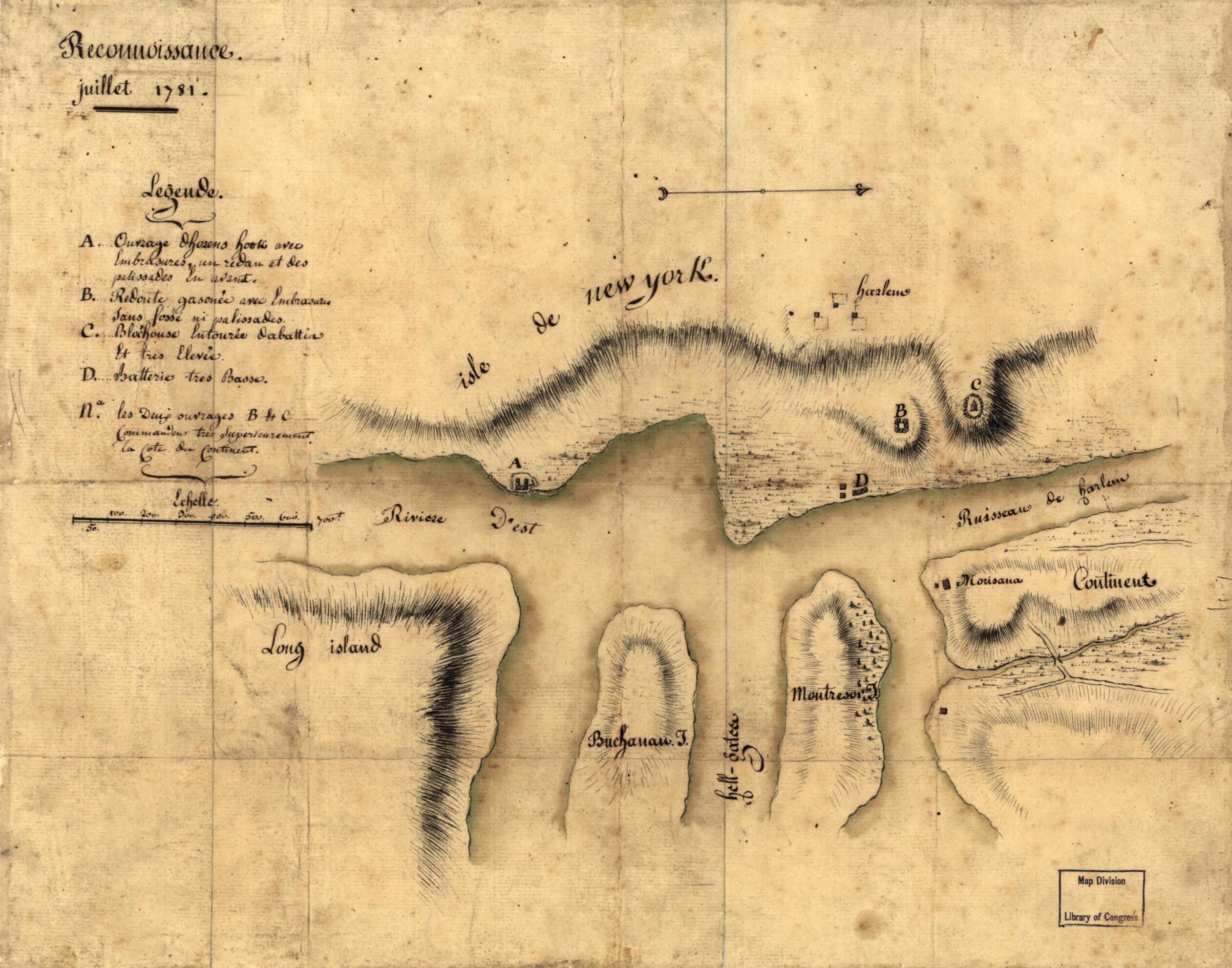This old map of Reconnoissance, Juillet from 1781 was created by in 1781