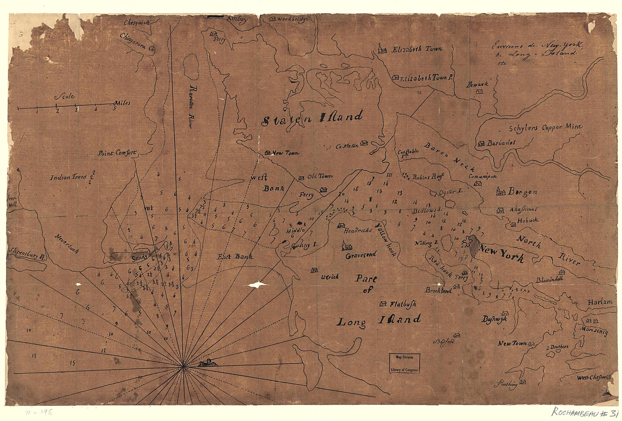 This old map of York, De Long-Island, Etc from 1781 was created by in 1781