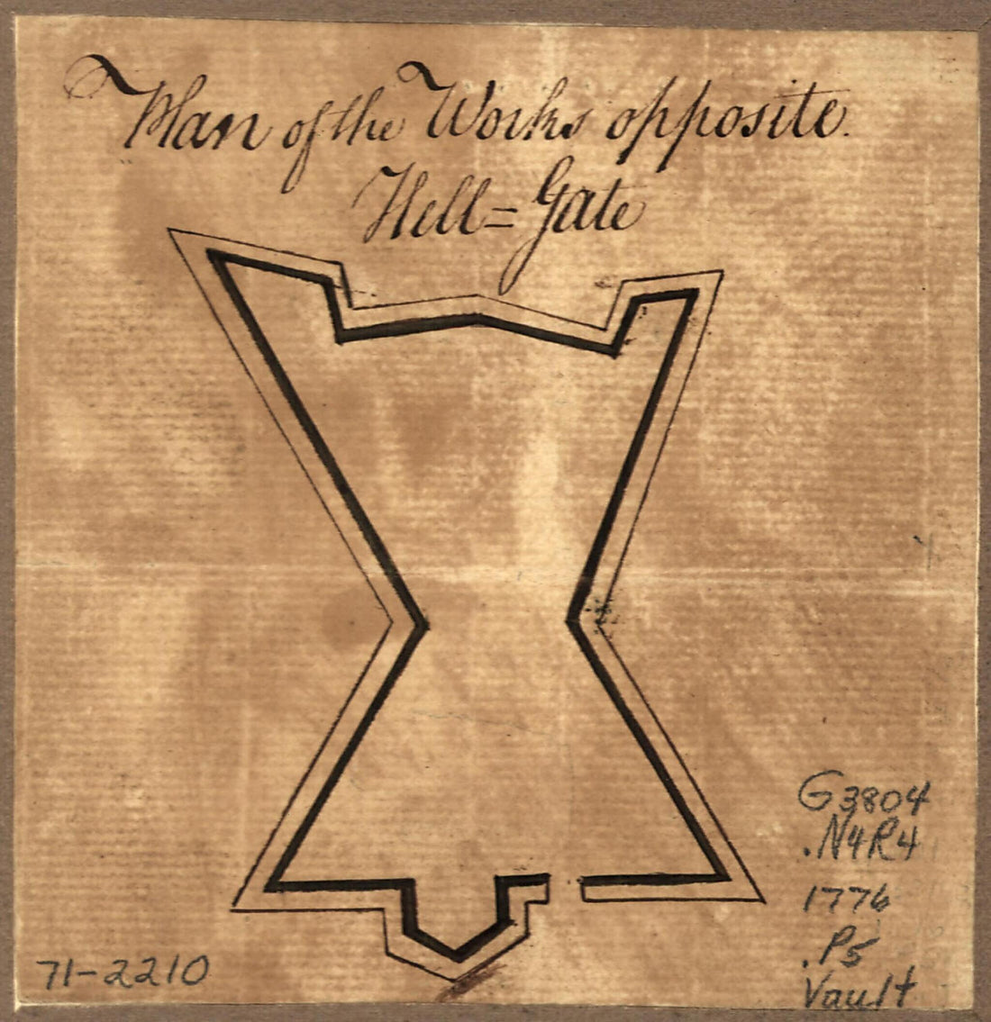 This old map of Gate from 1776 was created by in 1776