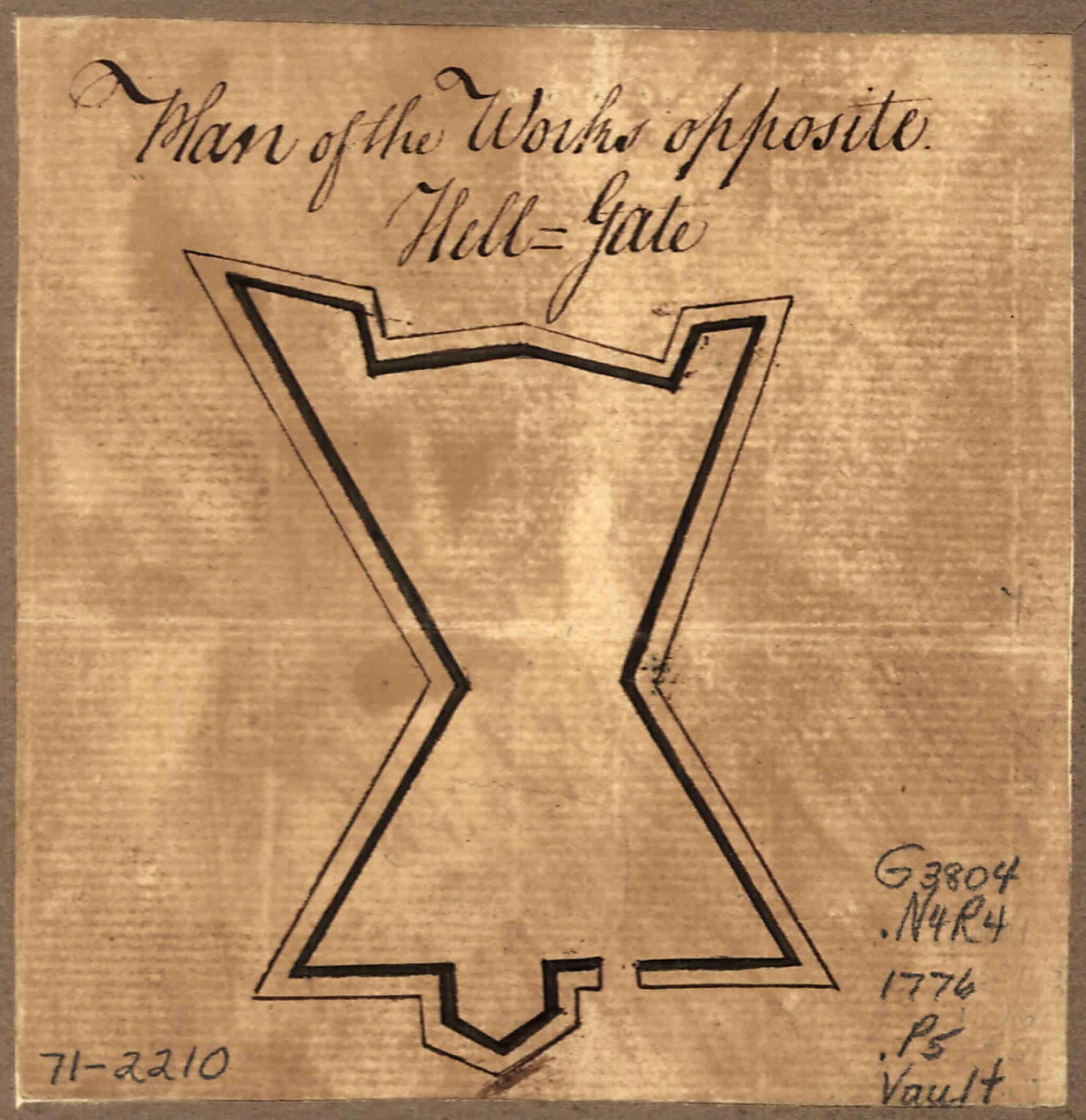 This old map of Gate from 1776 was created by in 1776