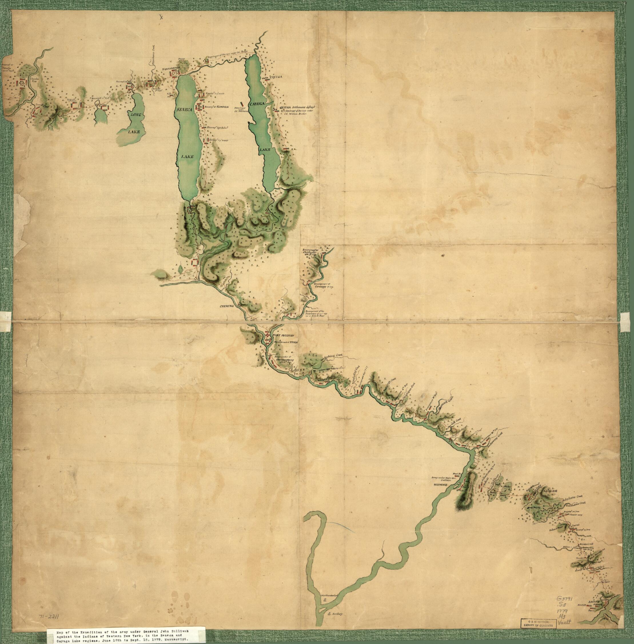This old map of Map of Gen. Sullivan&