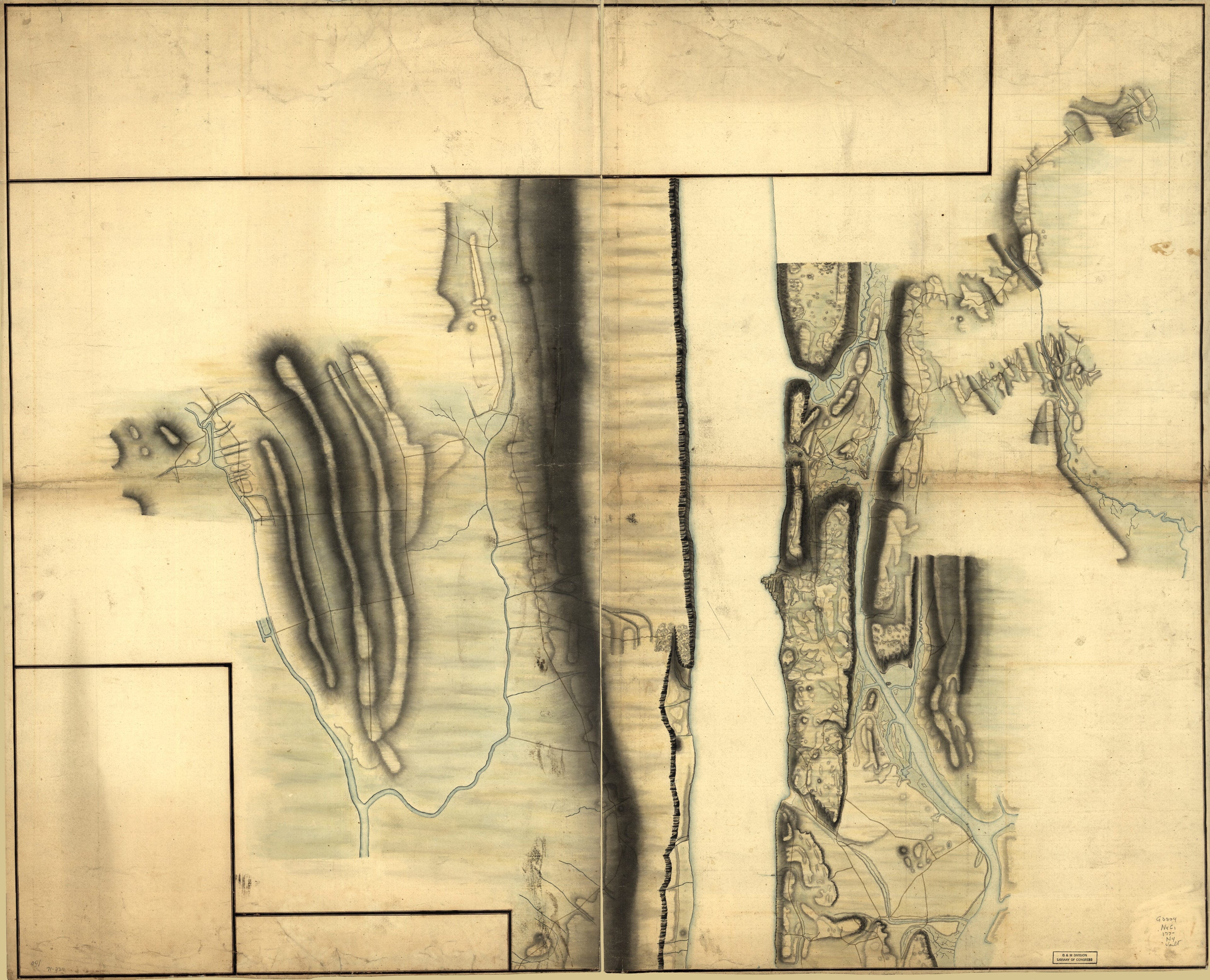 This old map of New York Island and East Jersey. Unfinished from 1770 was created by in 1770