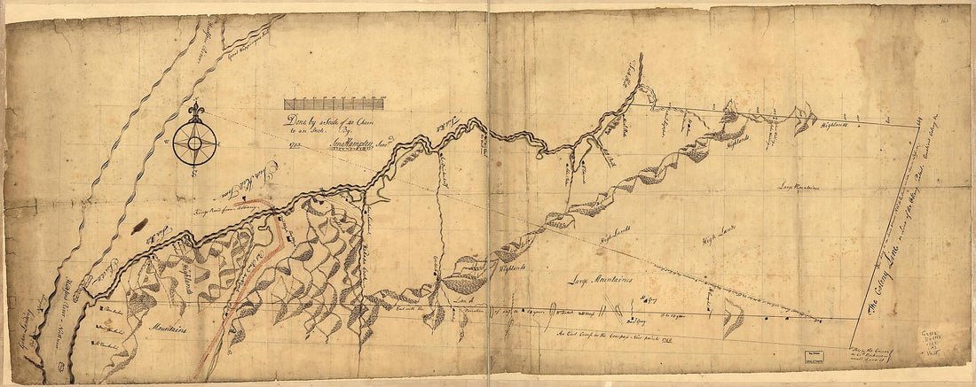 This old map of Draft of the Lands Disputed by Philipse Patent Against Beekmans & Rambaults from 1753 was created by Jona Hampton in 1753