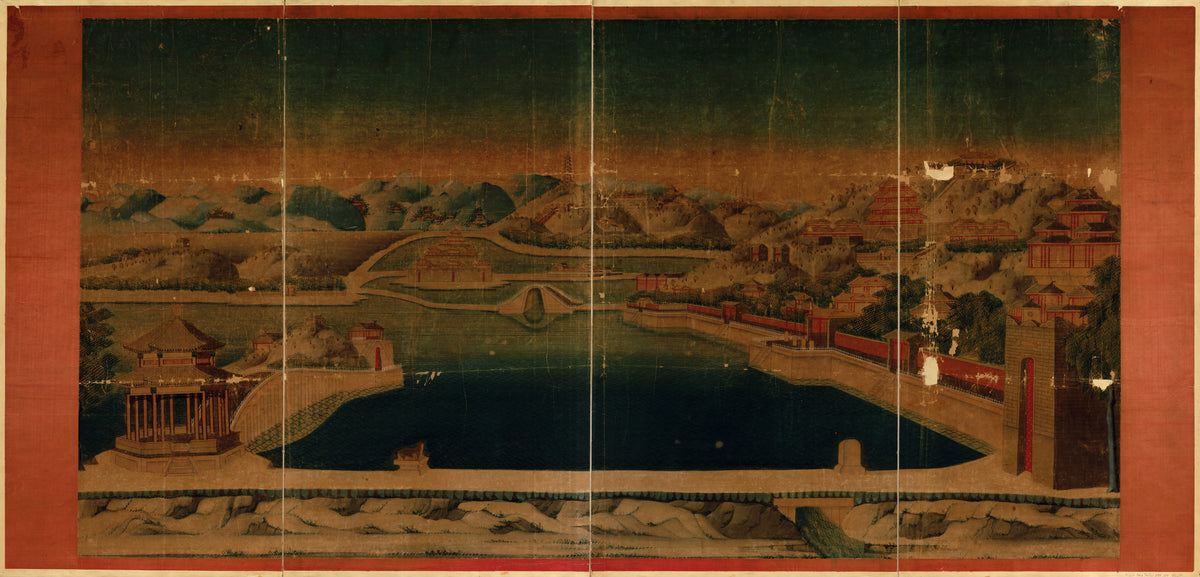 Yihe Yuan Quan Tu. (颐和园全图, Complete View of the Summer Palace) 1891 by Relic Map Company