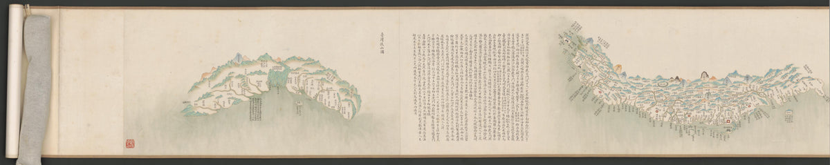 Qi Sheng Yan Hai Tu in 1881 by Relic Map Company