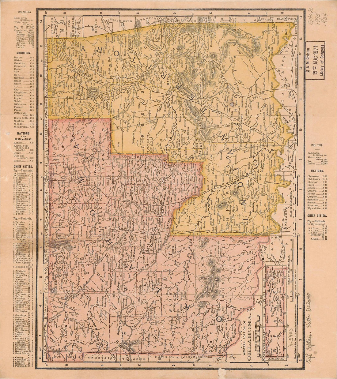 This old map of Rand McNally & County&