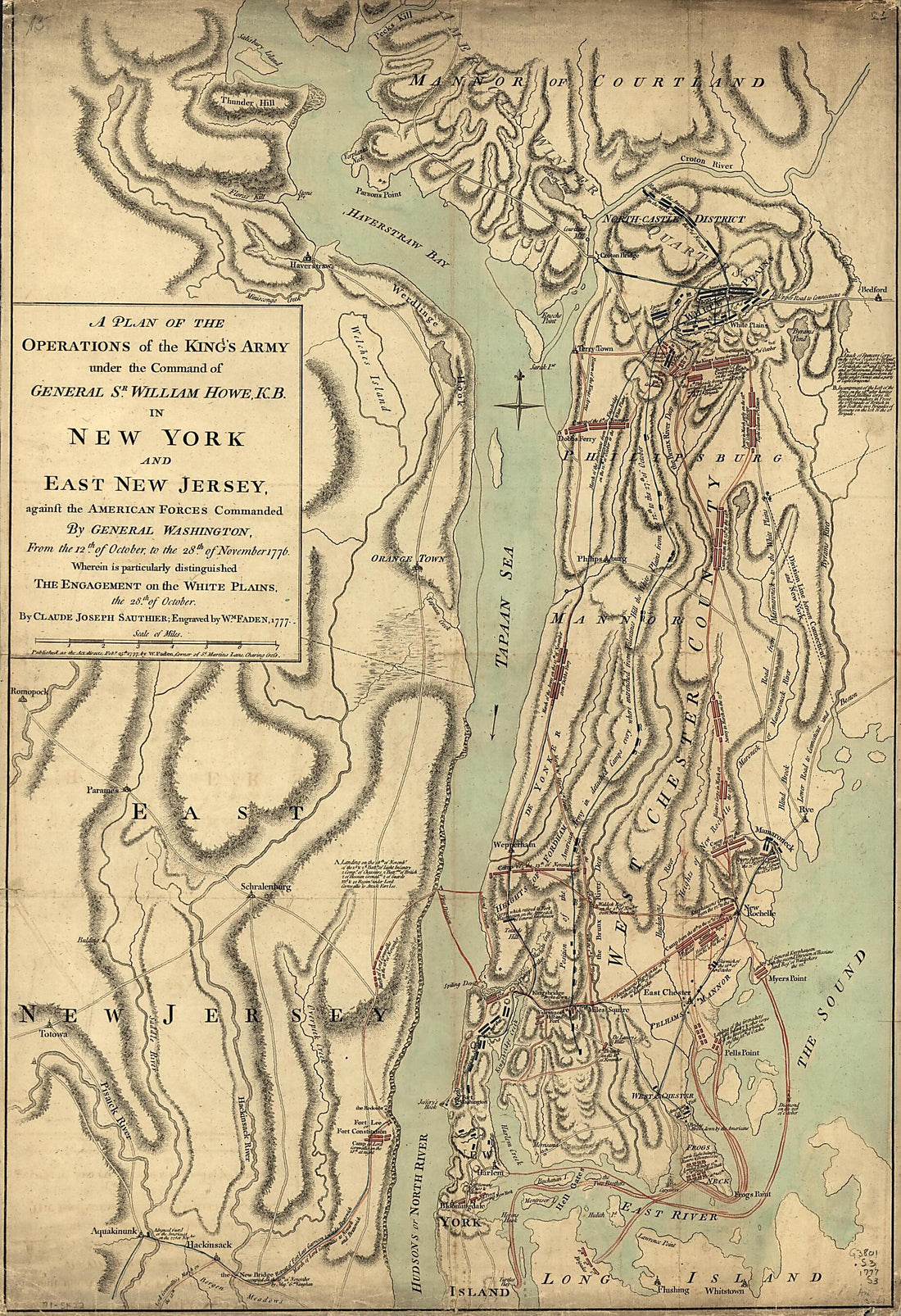 This old map of A Plan of the Operations of the King&