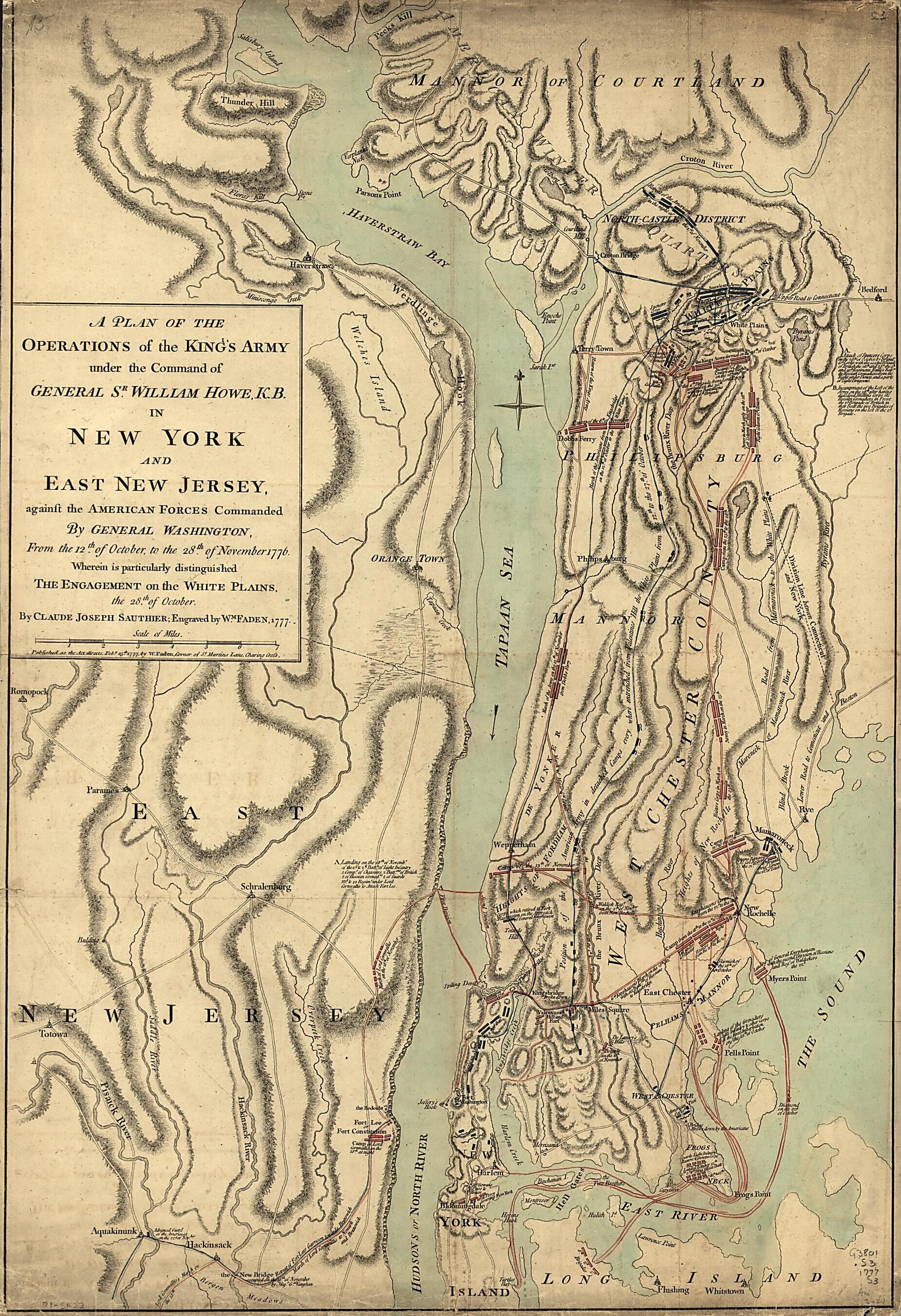 This old map of A Plan of the Operations of the King&