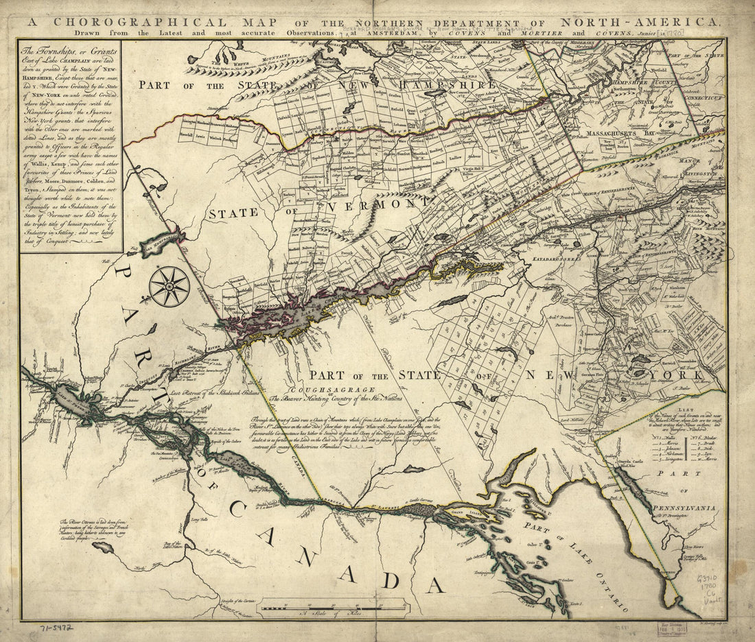This old map of America from 1780 was created by Cóvens Et Mortier, H. Klockhoff in 1780