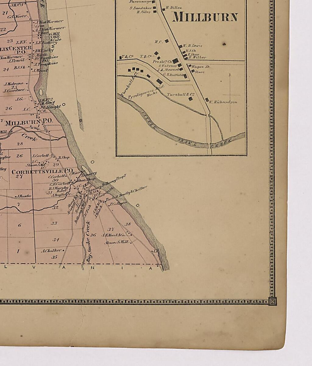 This old map of Image 14 of New Topographical Atlas of Broome County, New York from New Topographical Atlas of Broome County, New York from 1866 was created by  Stone & Stewart in 1866