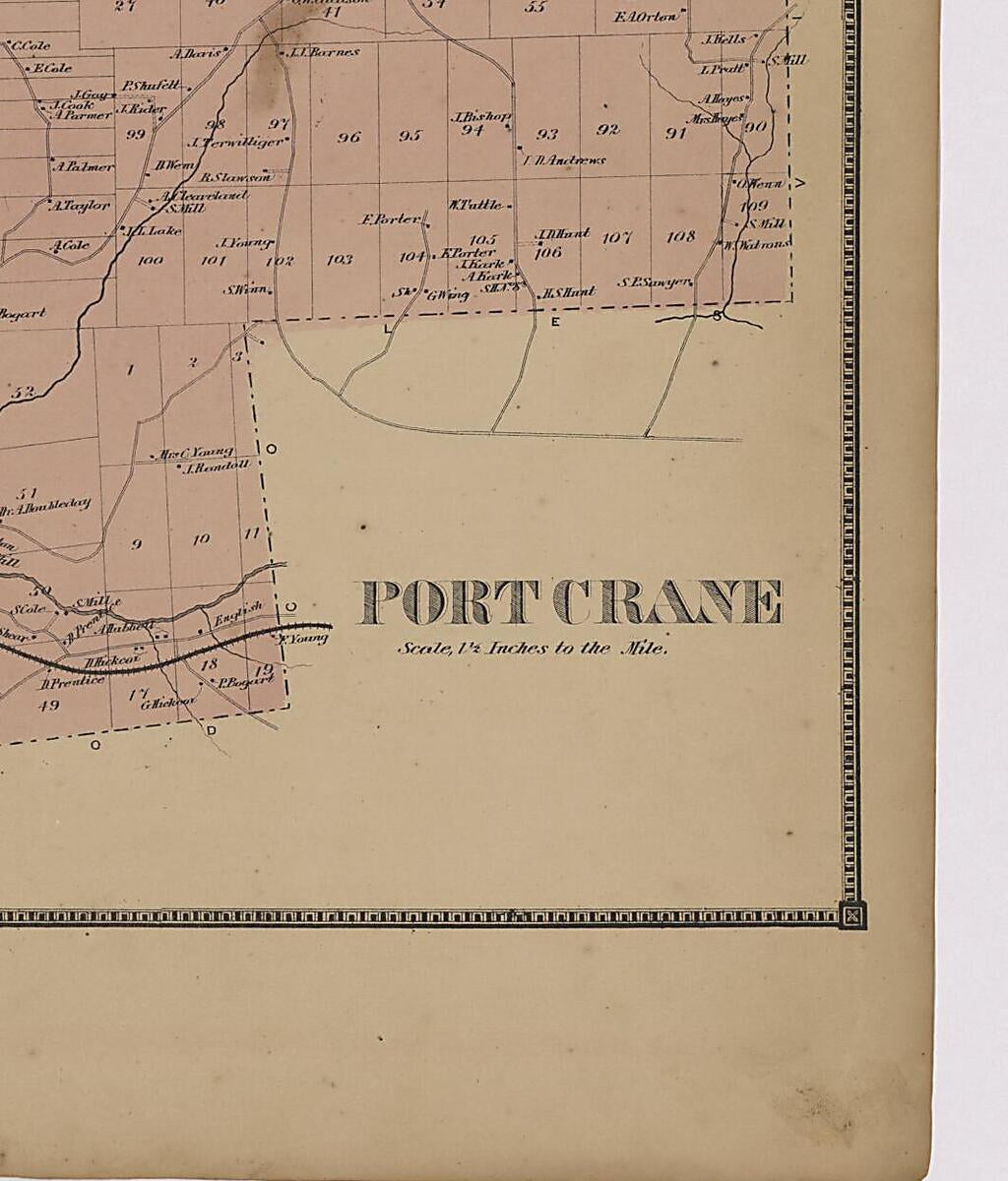 This old map of Image 23 of New Topographical Atlas of Broome County, New York from New Topographical Atlas of Broome County, New York from 1866 was created by  Stone & Stewart in 1866