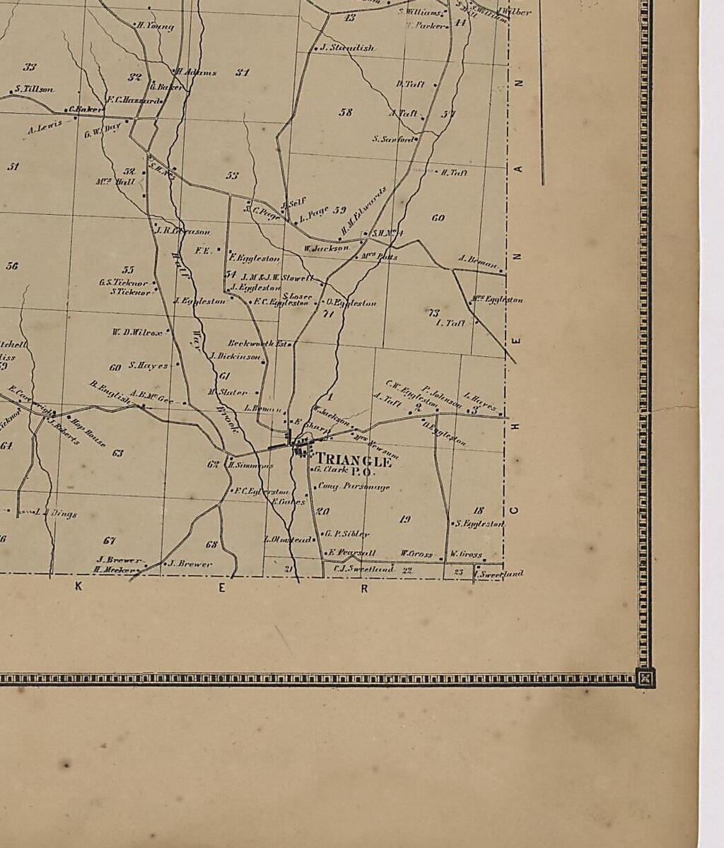 This old map of Image 25 of New Topographical Atlas of Broome County, New York from New Topographical Atlas of Broome County, New York from 1866 was created by  Stone & Stewart in 1866