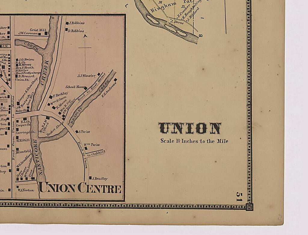 This old map of Image 29 of New Topographical Atlas of Broome County, New York from New Topographical Atlas of Broome County, New York from 1866 was created by  Stone & Stewart in 1866