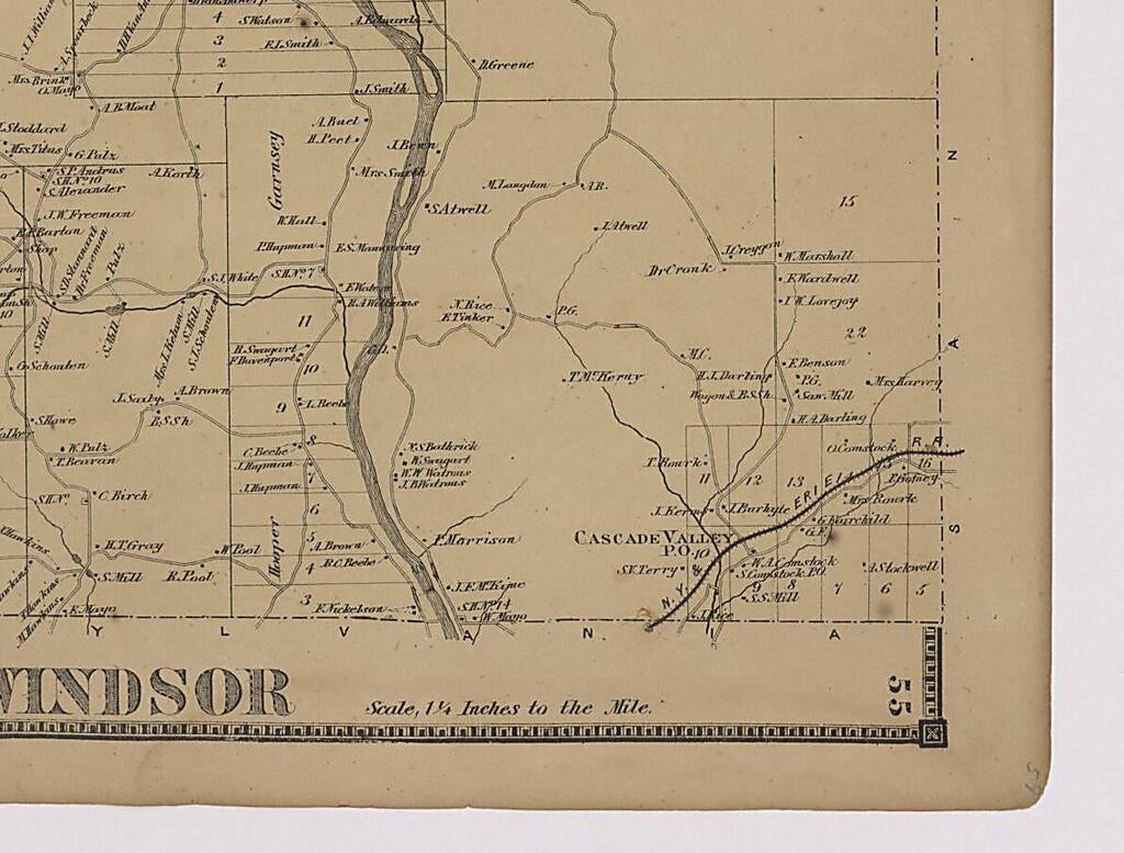 This old map of Image 31 of New Topographical Atlas of Broome County, New York from New Topographical Atlas of Broome County, New York from 1866 was created by  Stone & Stewart in 1866