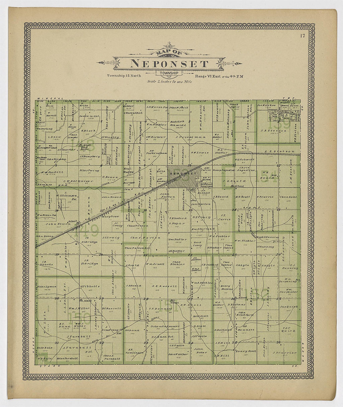 This old map of Image 10 of 20th Century Atlas of Bureau County, Illinois from Atlas of Bureau County, Illinois from 1905 was created by Middle-West Publishing Co in 1905