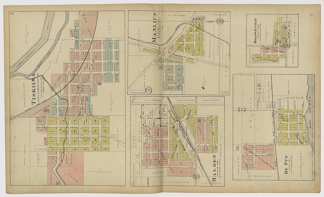 This old map of Image 38 of 20th Century Atlas of Bureau County, Illinois from Atlas of Bureau County, Illinois from 1905 was created by Middle-West Publishing Co in 1905