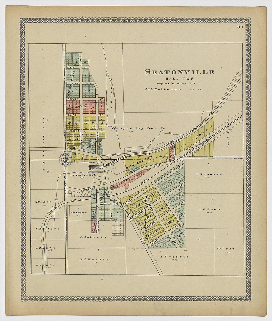 This old map of Image 42 of 20th Century Atlas of Bureau County, Illinois from Atlas of Bureau County, Illinois from 1905 was created by Middle-West Publishing Co in 1905