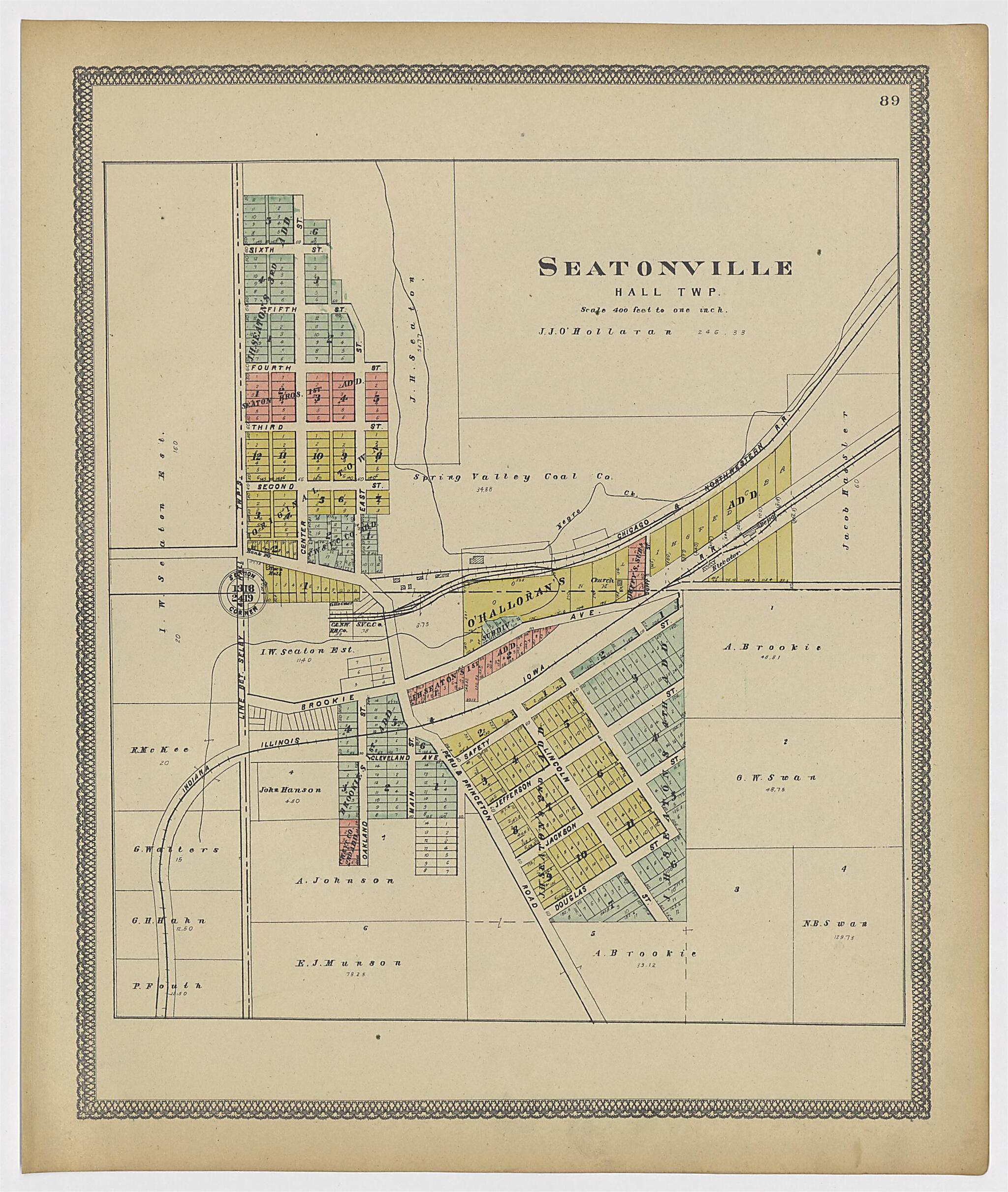 This old map of Image 42 of 20th Century Atlas of Bureau County, Illinois from Atlas of Bureau County, Illinois from 1905 was created by Middle-West Publishing Co in 1905