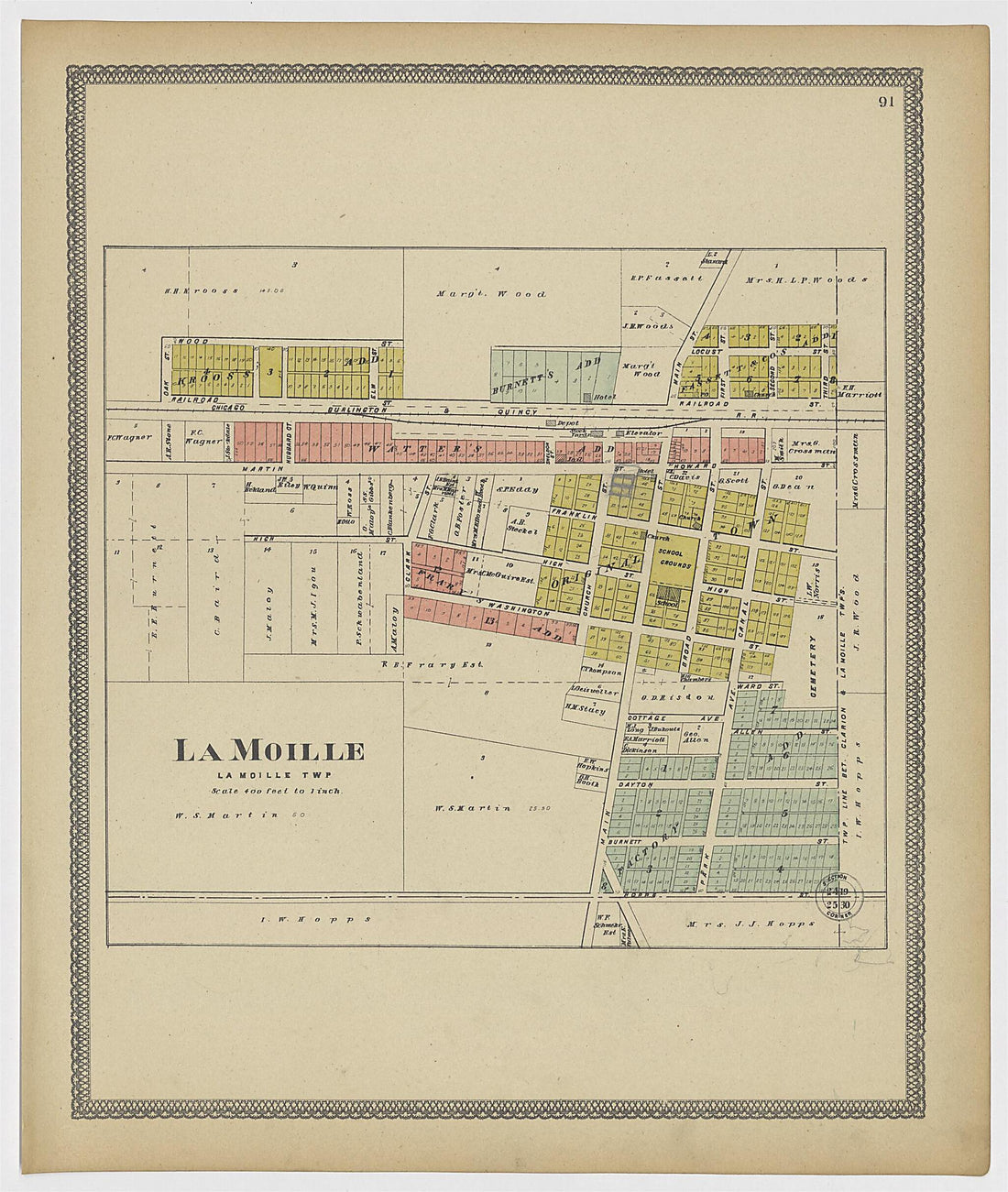 This old map of Image 43 of 20th Century Atlas of Bureau County, Illinois from Atlas of Bureau County, Illinois from 1905 was created by Middle-West Publishing Co in 1905