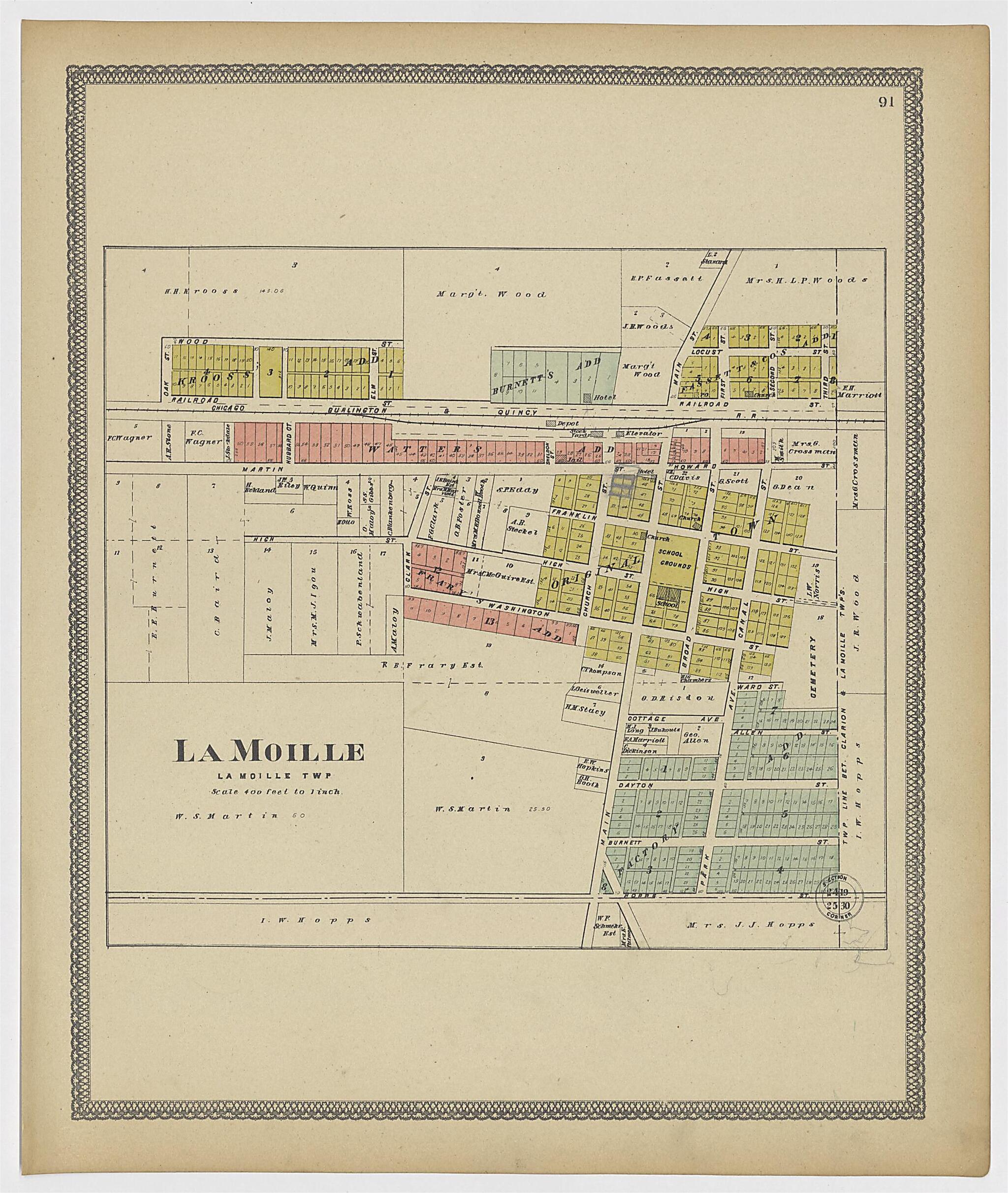 This old map of Image 43 of 20th Century Atlas of Bureau County, Illinois from Atlas of Bureau County, Illinois from 1905 was created by Middle-West Publishing Co in 1905