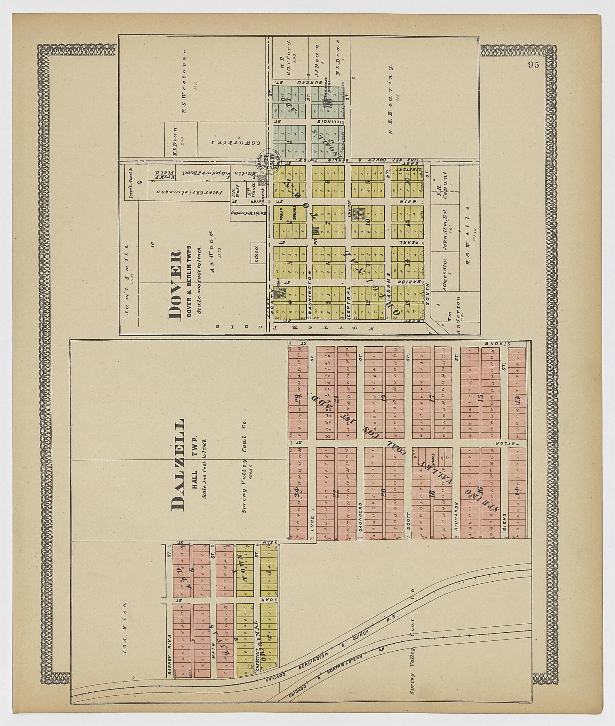 This old map of Image 45 of 20th Century Atlas of Bureau County, Illinois from Atlas of Bureau County, Illinois from 1905 was created by Middle-West Publishing Co in 1905
