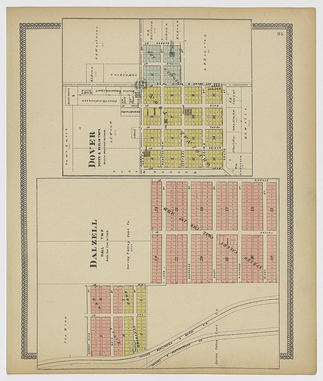 This old map of Image 45 of 20th Century Atlas of Bureau County, Illinois from Atlas of Bureau County, Illinois from 1905 was created by Middle-West Publishing Co in 1905