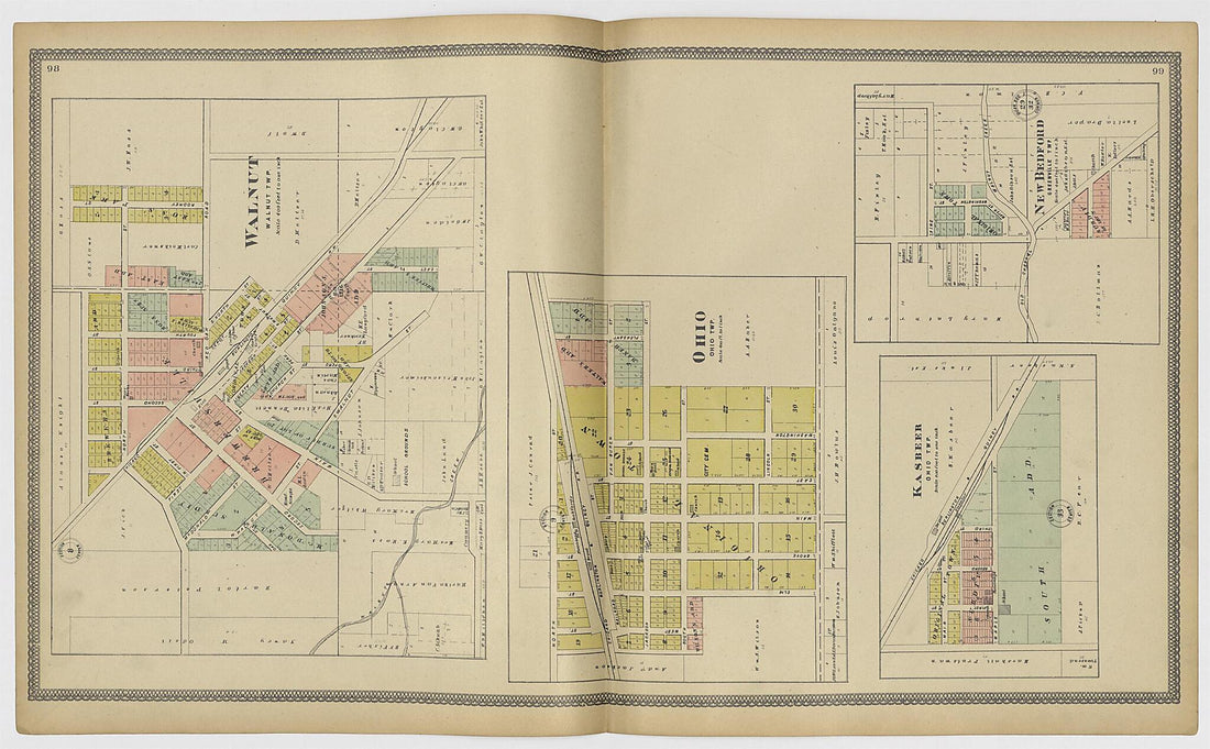 This old map of Image 46 of 20th Century Atlas of Bureau County, Illinois from Atlas of Bureau County, Illinois from 1905 was created by Middle-West Publishing Co in 1905