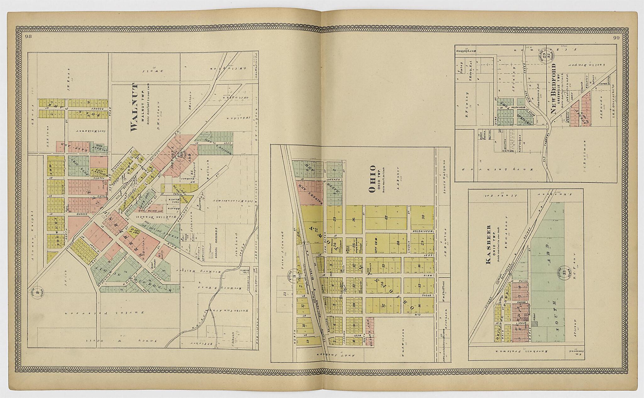 This old map of Image 46 of 20th Century Atlas of Bureau County, Illinois from Atlas of Bureau County, Illinois from 1905 was created by Middle-West Publishing Co in 1905