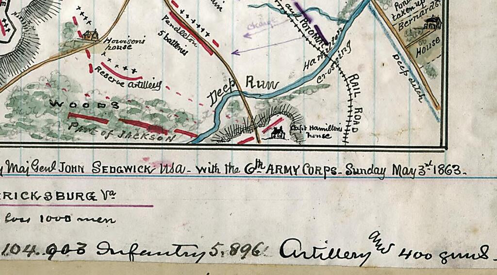 This old map of Plan of Attack On Marie&