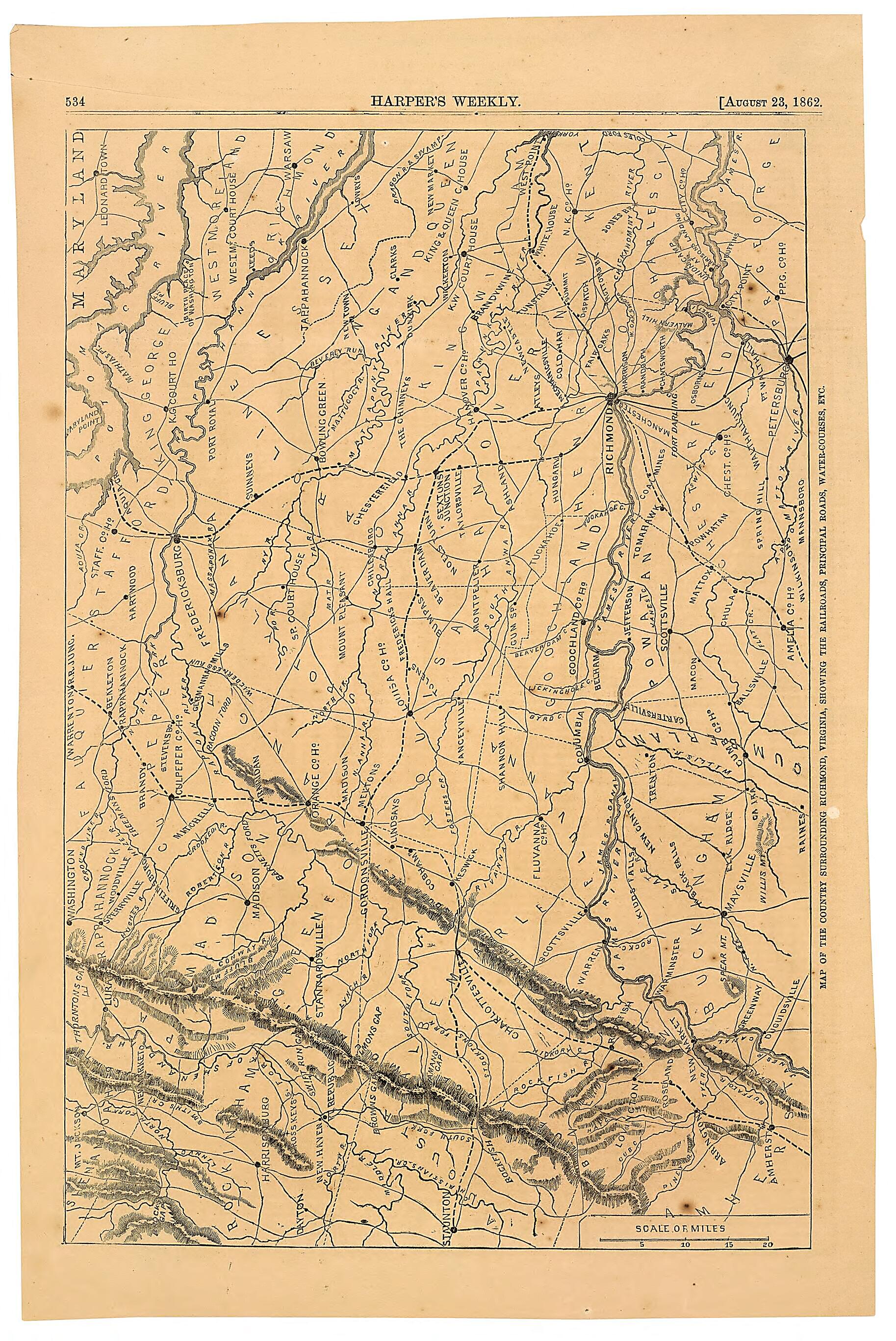 This old map of Courses, Etc from 1862 was created by in 1862