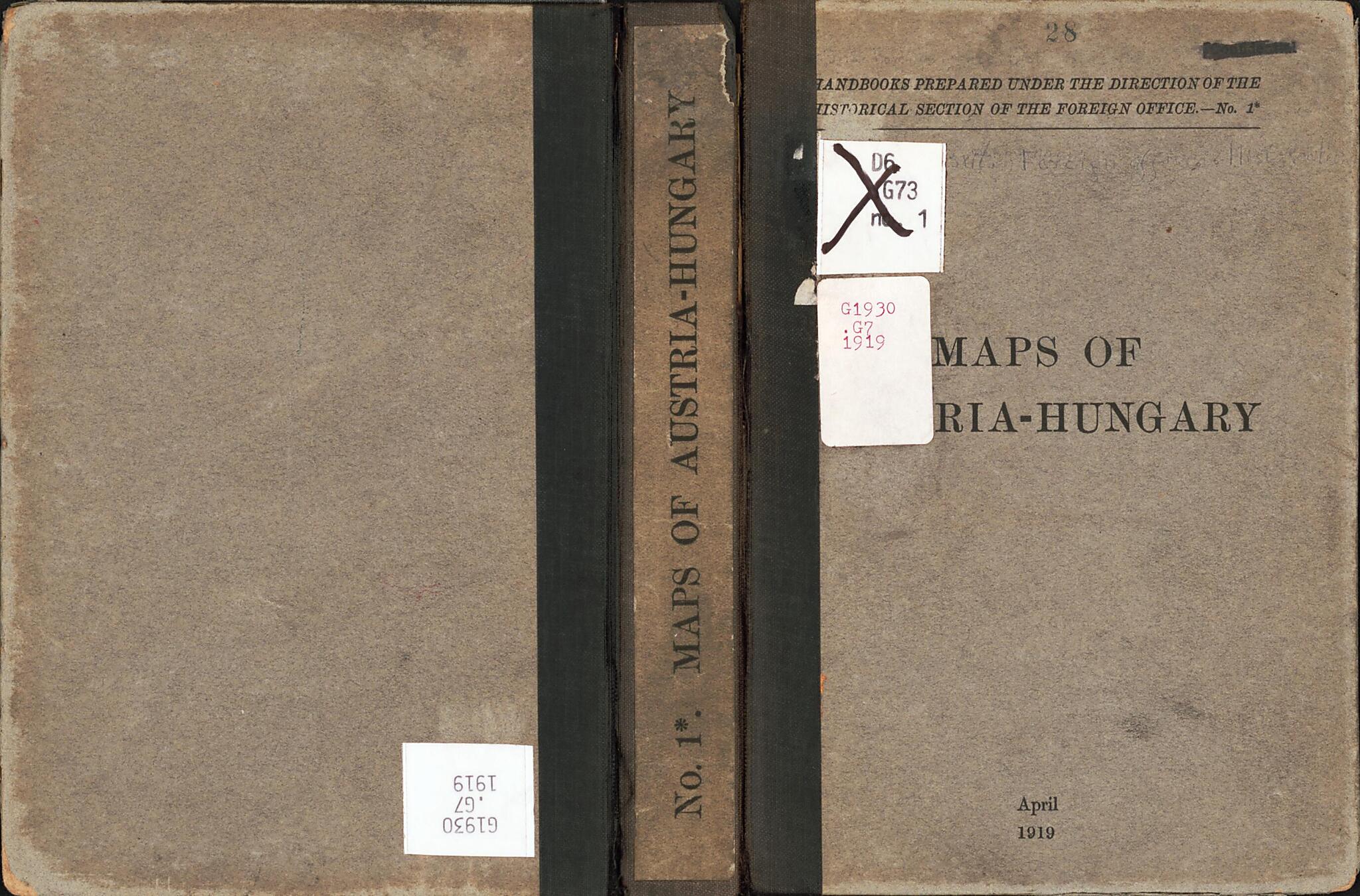 This old map of Hungary from 1919 was created by Great Britain. Foreign Office. Historical Section, Great Britain. War Office. General Staff in 1919