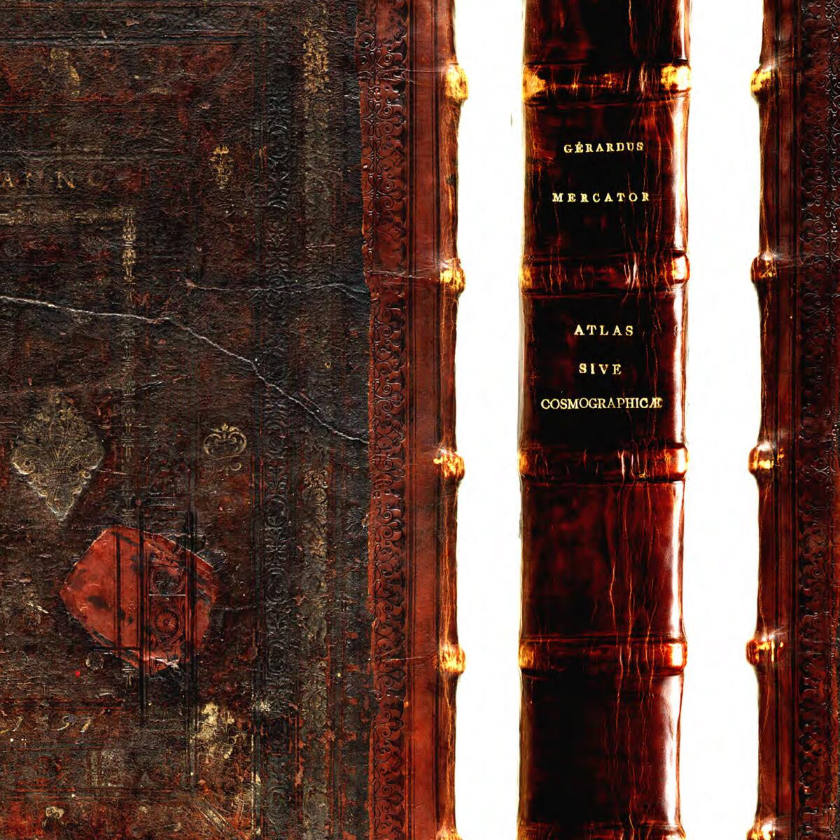 This old map of Atlas Sive Cosmographicae Meditationes De Fabrica Mvndi Et Fabricati Figvra. (Atlas, Cosmographicae Meditationes De Fabrica Mvndi Et Fabricati Figvra, Atlas Sive Cosmographicae Meditationes De Fabrica Mundi Et Fabricati Figura) from 1595