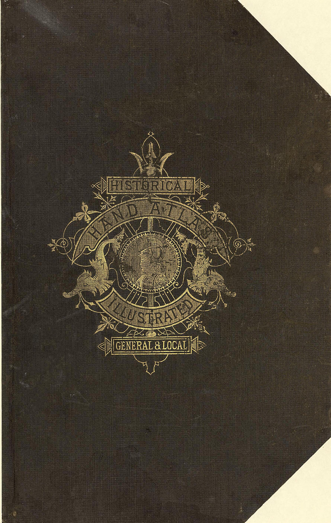 This old map of Atlas, Illustrated, Containing Large Scale Copper Plate Maps of Each State and Territory of the United States, and the Provinces of Canada, Together With a Complete Reference Map of the World, Topographical and Railroad Map of the United