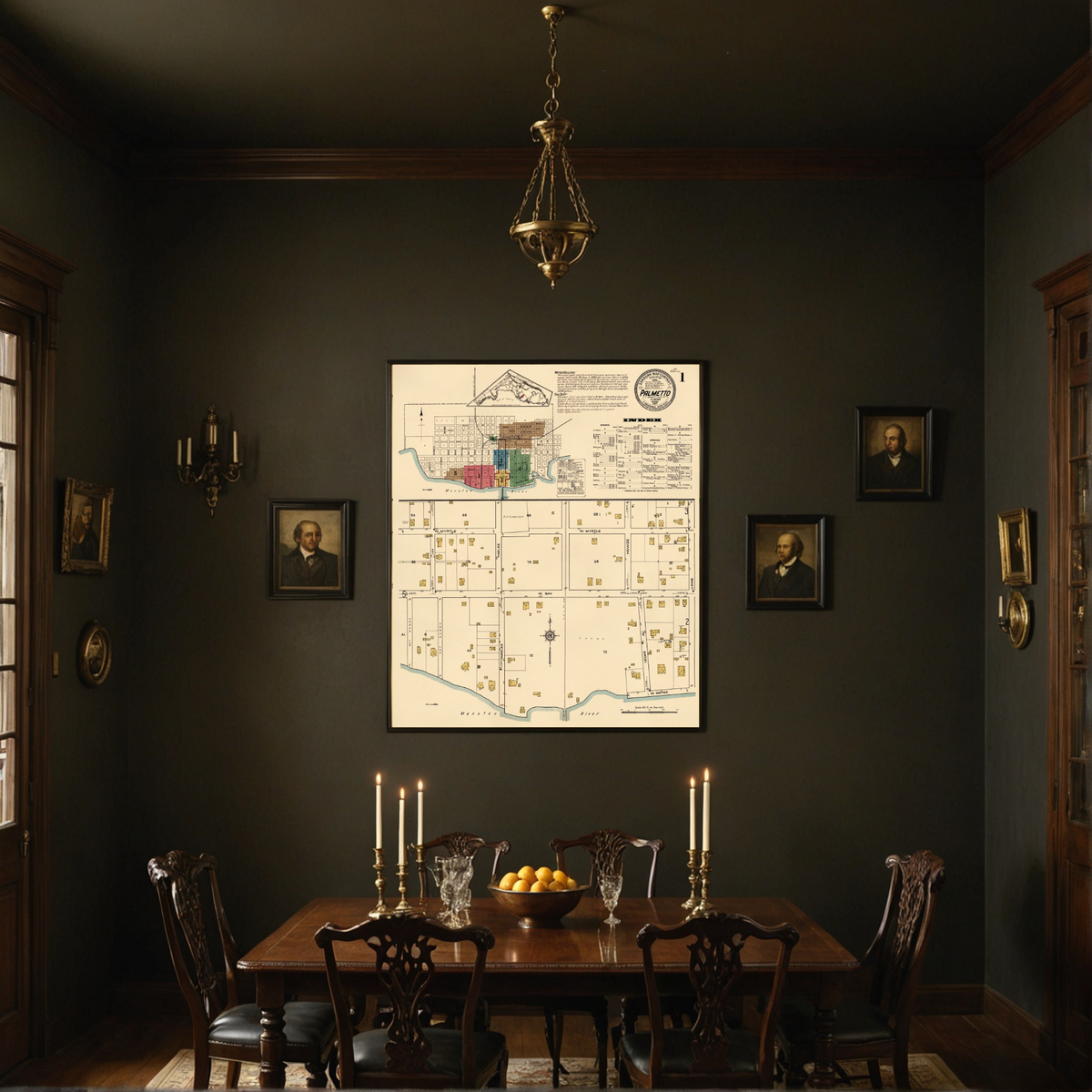 Mockup for Palmetto, Manatee County, Florida 1917 (Sheet 1 of 5)