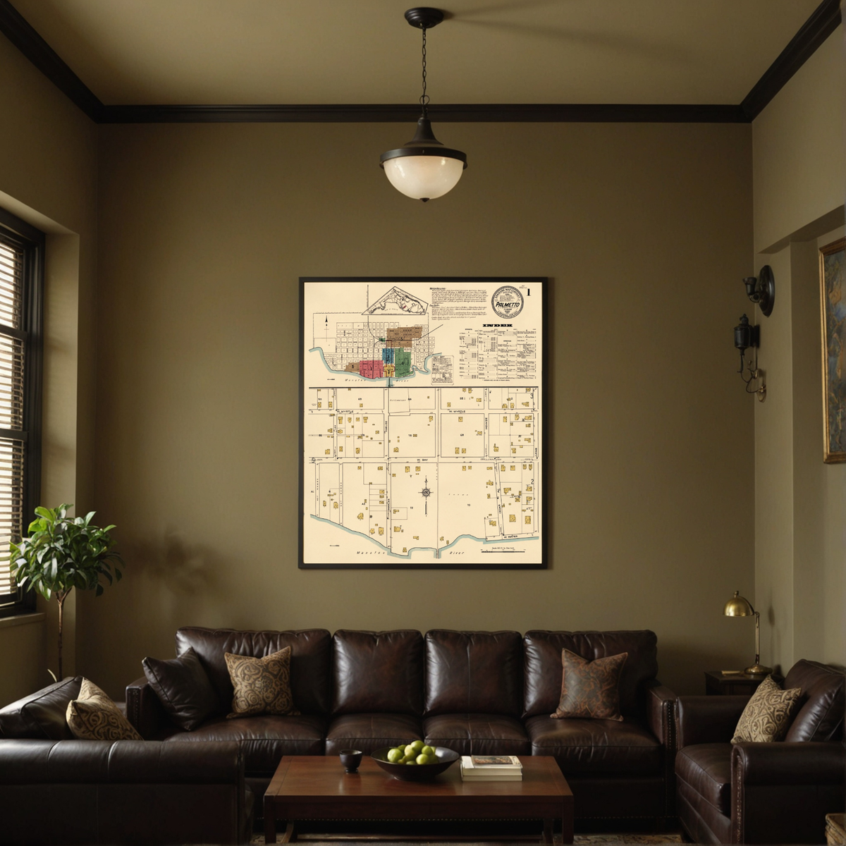 Mockup for Palmetto, Manatee County, Florida 1917 (Sheet 1 of 5)
