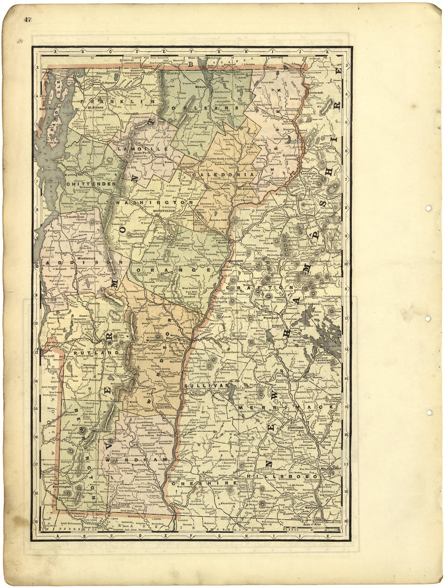 This old map of Greene County, Ohio,  was created by Riddell, Levi|Riddell, W. D. in 1896