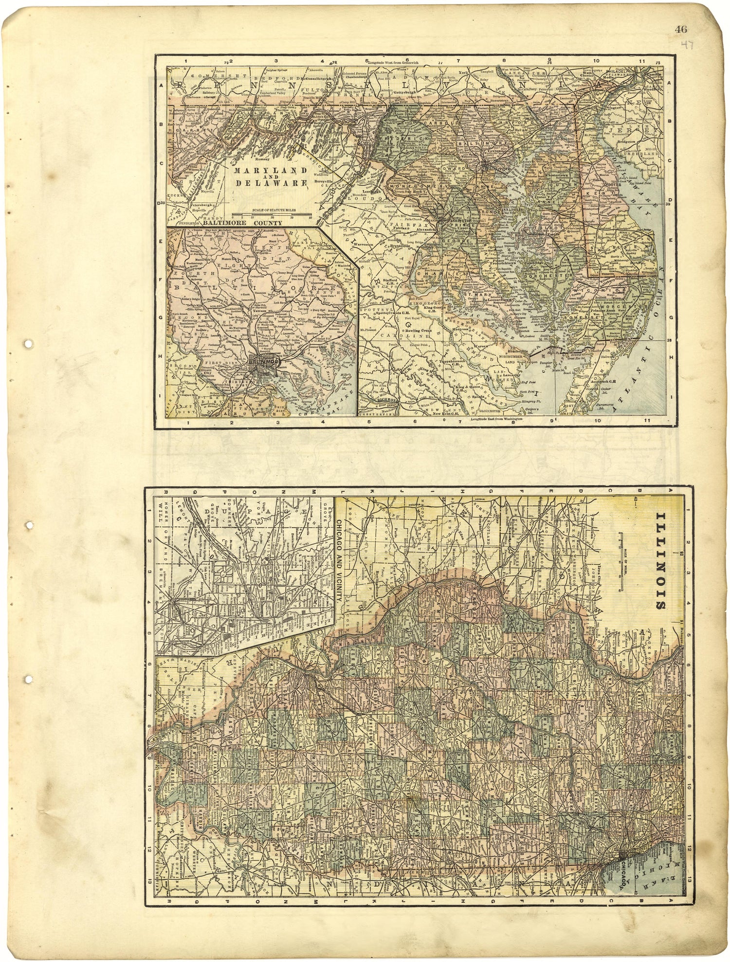 Maryland and Delaware; Illinois from Riddell&