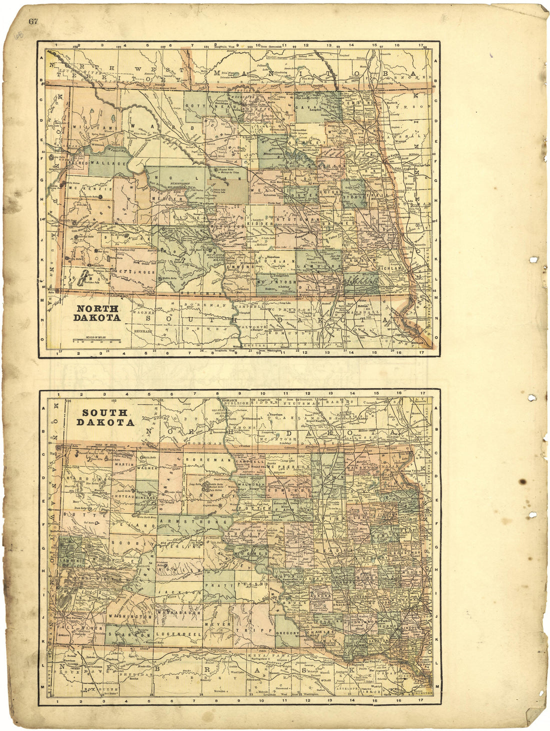 North Dakota; South Dakota from Riddell&
