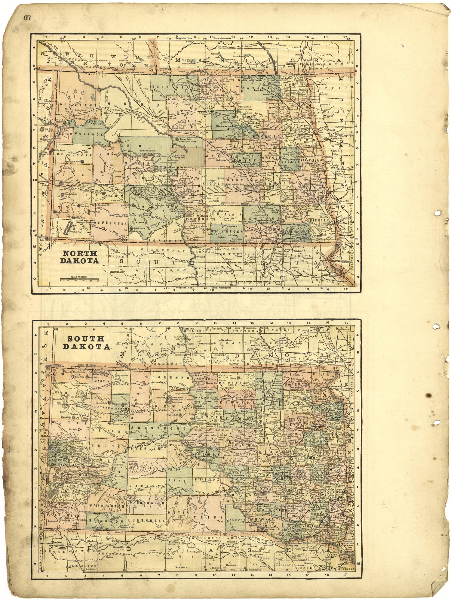 North Dakota; South Dakota from Riddell&