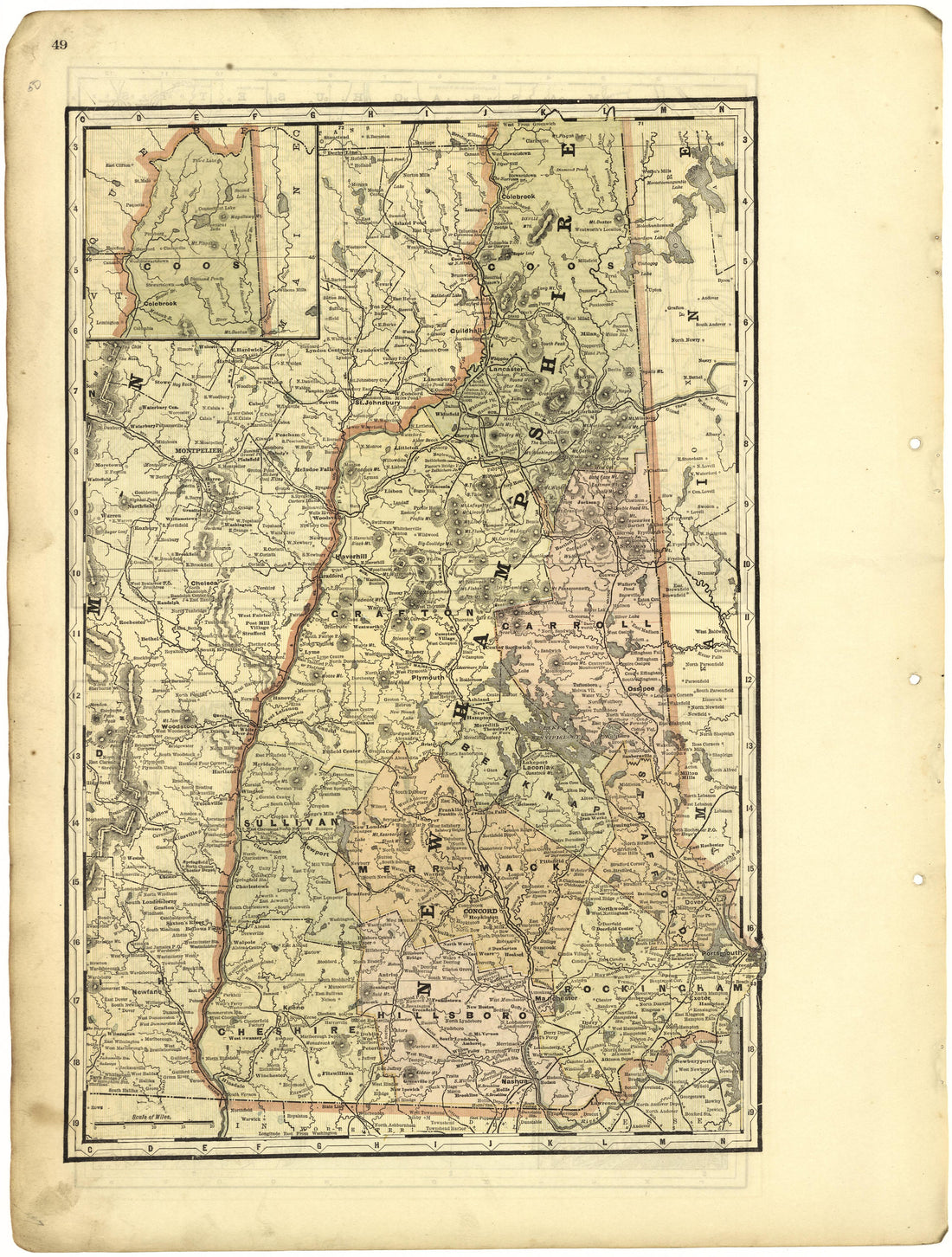 This old map of Greene County, Ohio,  was created by Riddell, Levi|Riddell, W. D. in 1896