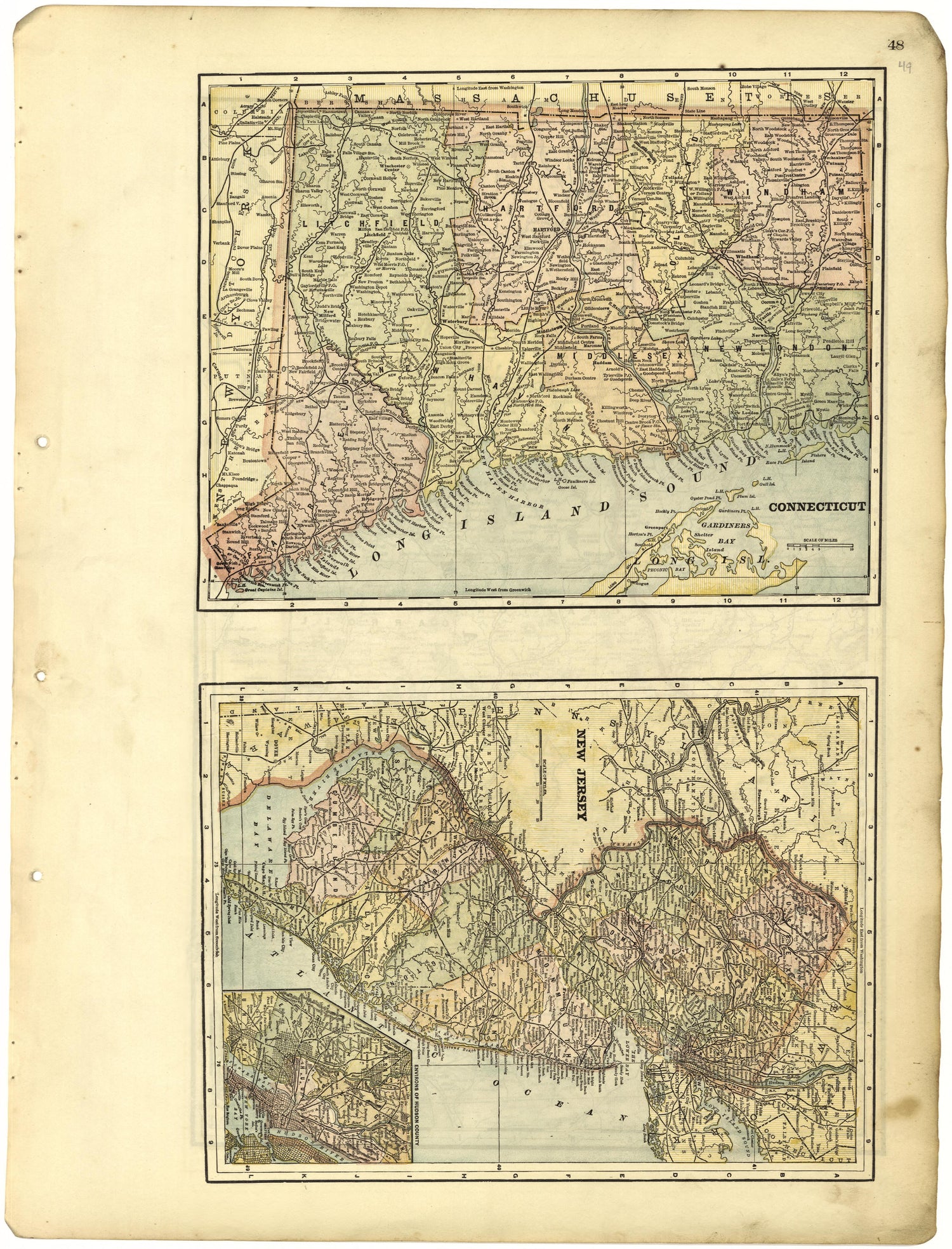 Connecticut; New Jersey from Riddell&