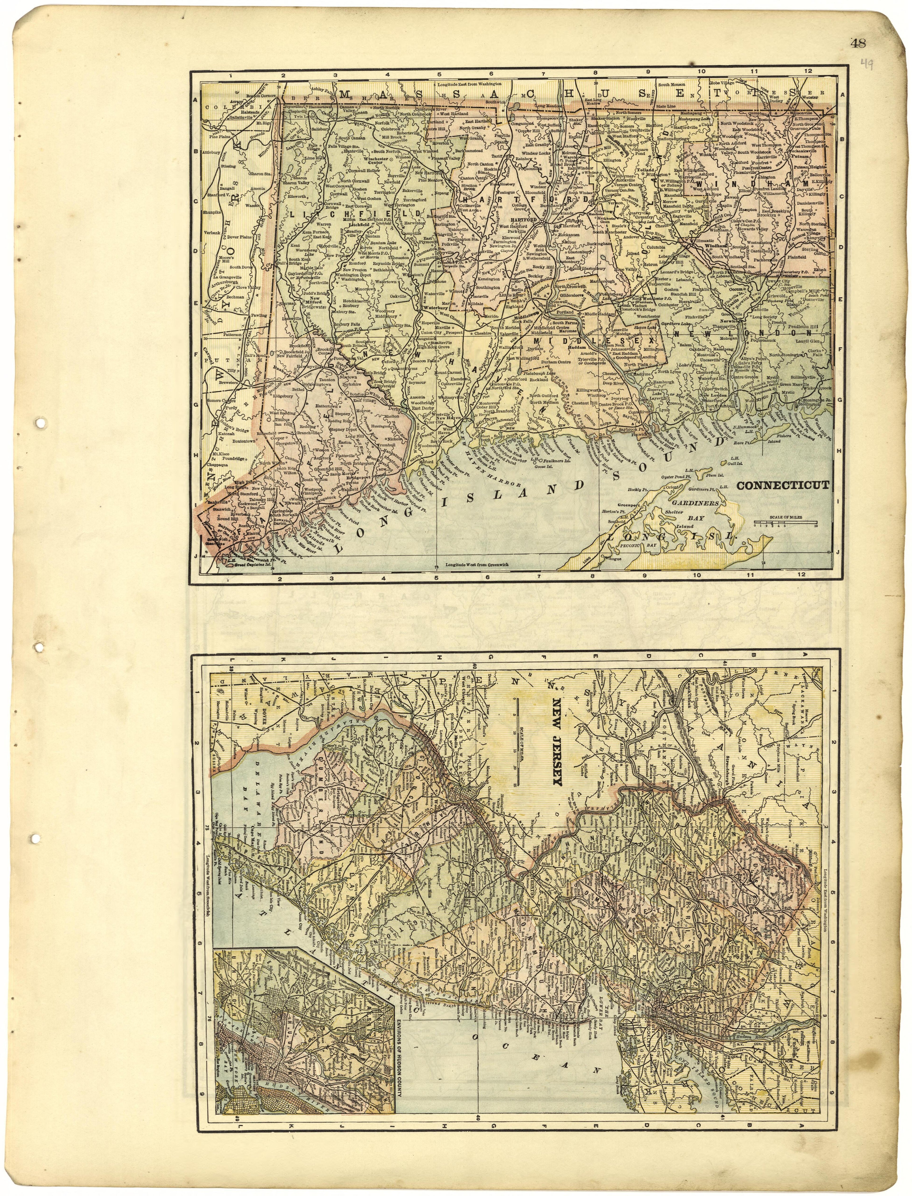 Connecticut; New Jersey from Riddell&
