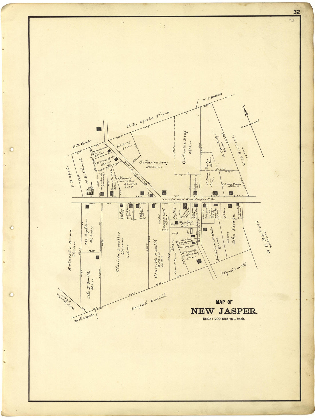 Map of New Jasper from Riddell&