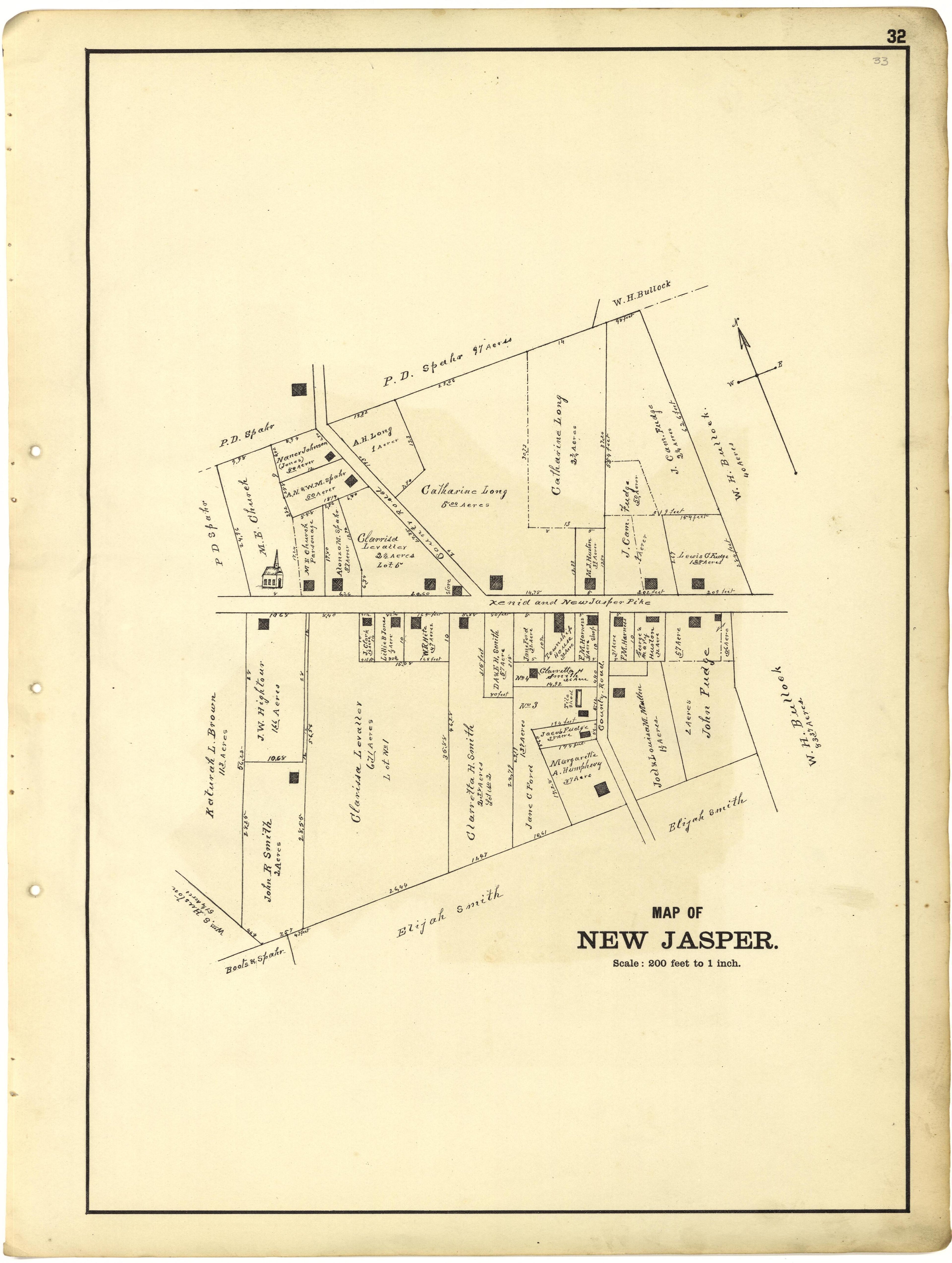 Map of New Jasper from Riddell&